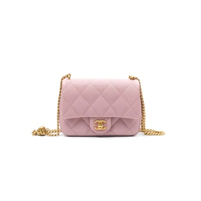 CHANEL MASTER CAVIAR QUILTED MINI SWEETHEART FLAP AS4040 (19*13*5cm)